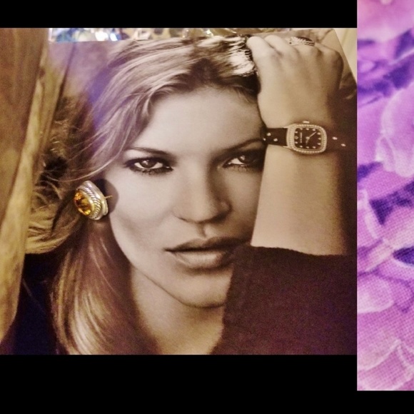 David Yurnan 925/14K Citrine Large Albion Earrings - Picture 6 of 8